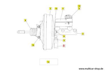 Preview: Schlauch / Vakuumschlauch Bremskraftverstärker