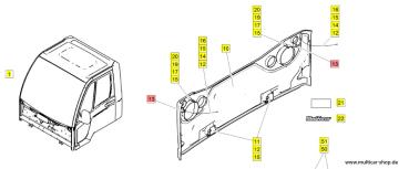 Preview: Schlüssel für Riegelverschluss