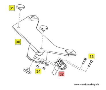Preview: Winkeldruckschalter Kupplungspedal