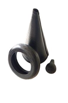 Multicar Schaltmanschette mit Profilring und Schaltknauf im Set