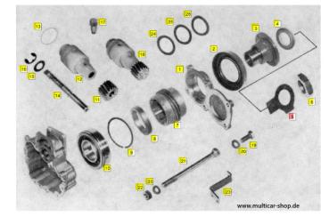 Preview: Sicherungsblech A21 (Antriebswelle)