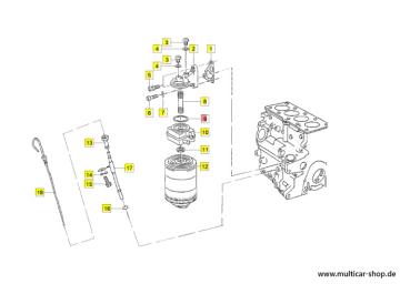 Preview: Rundring / Runddichtring am Ölkühler