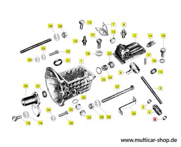 Preview: Klemmfeder Manschette Getriebe