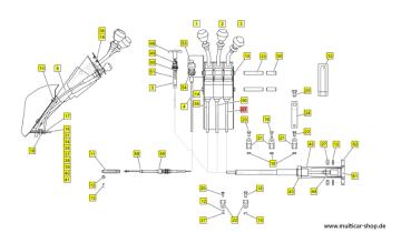 Preview: Seilzug Betätigungszug Kriechgang
