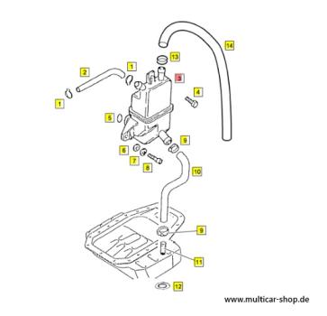 Entlüfter für Motor