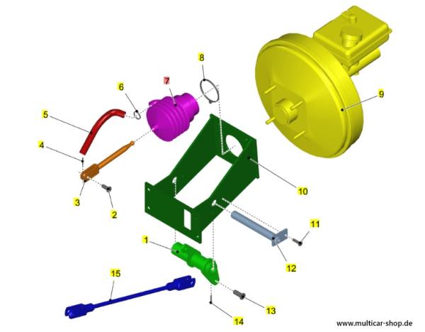 Faltenbalg/Manschette Bremskraftverstärker
