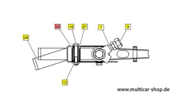 Buchse für Druckbegrenzer LAD