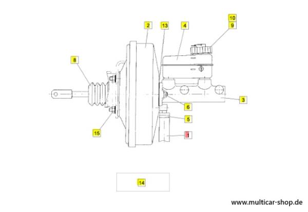 Schlauch / Vakuumschlauch Bremskraftverstärker
