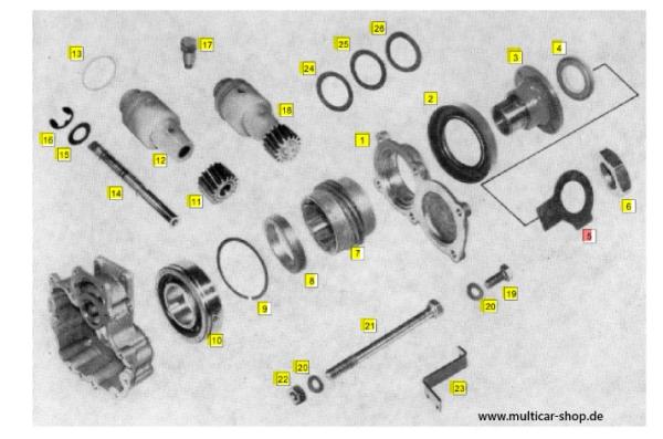Sicherungsblech A21 (Antriebswelle)