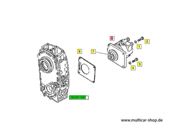 Vakuumpumpe / Unterdruckpumpe für Bremskraftverstärker